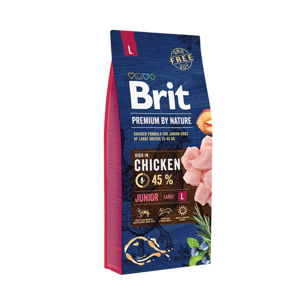 Brit Premium By Nature Tavuklu Büyük Irk Yavru Köpek Maması 15 KG | SRC: Barcode: 8595602526437